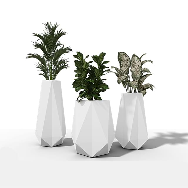 几何多面花盆