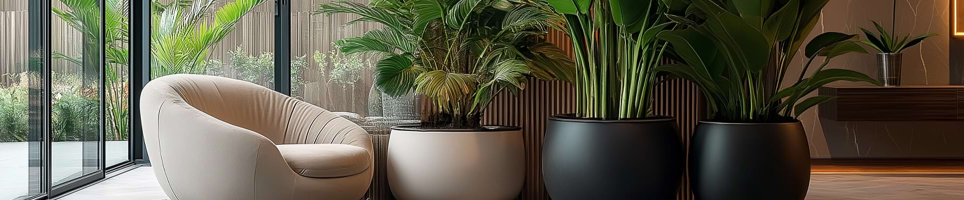 Outdoor planters for city parks and public spaces